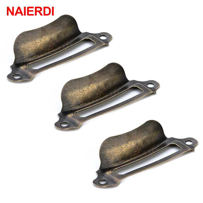 Furniture Hardware Names - NAIERDI-골동품 상자 레이블 손잡이 레트로 풀