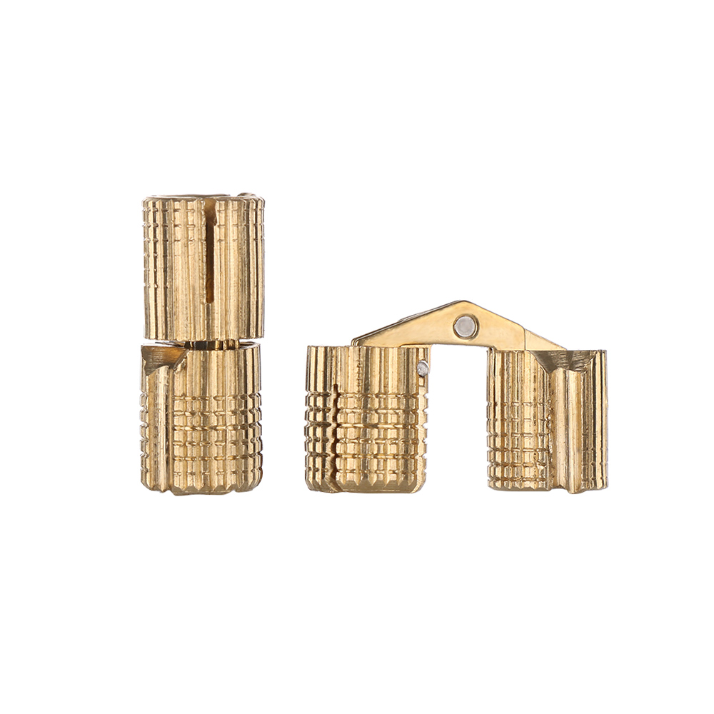 Cabinet Hinge Overlay - 8-18mm 황동 배럴 경첩 보이지 않는