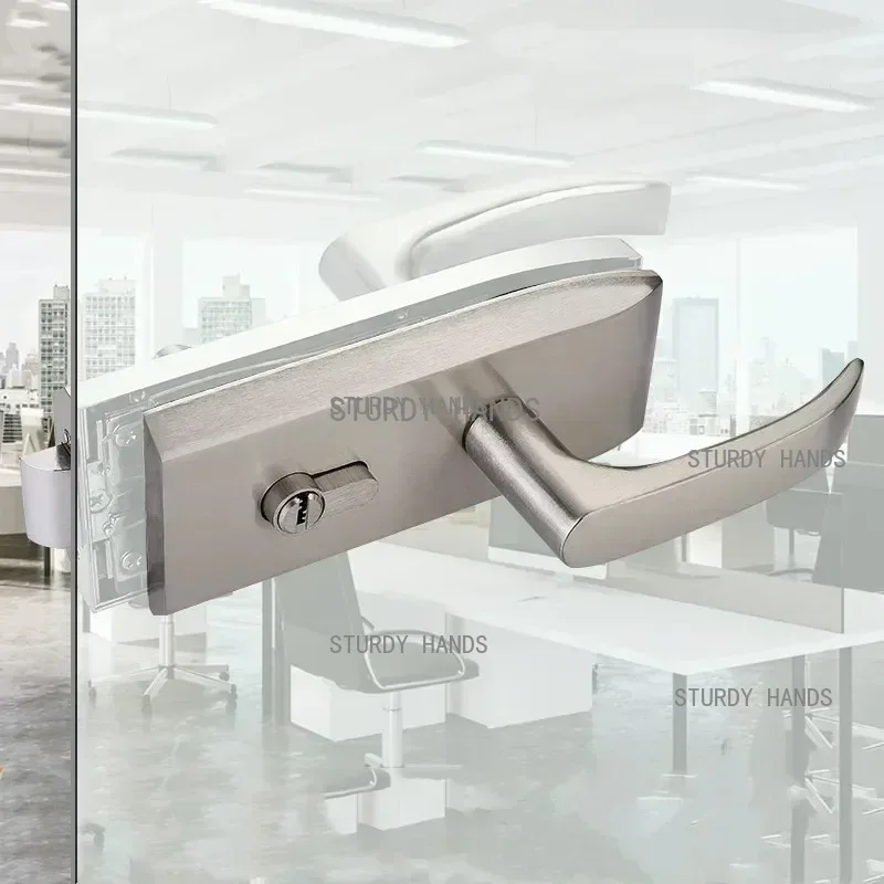 사무실 유리 도어 잠금 욕실 스테인레스 스틸 핸들 도어 - Furniture Hardware Fitting 리뷰 및 가격