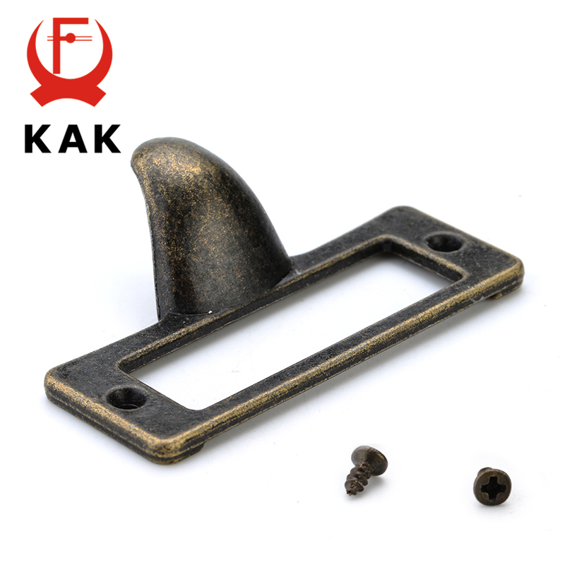 KAK 아연 합금 손잡이 골동품 황동 라벨 풀 프레임  - Furniture Hardware Names 리뷰 및 가격