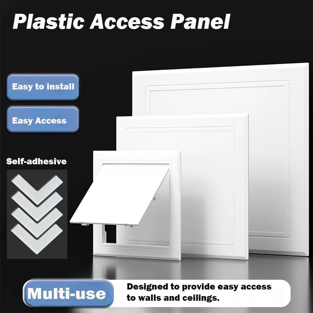 미우 화이트 액세스 패널 도어 플라스틱 자가 접착식 검 - Furniture Hardware Fitting 리뷰 및 가격