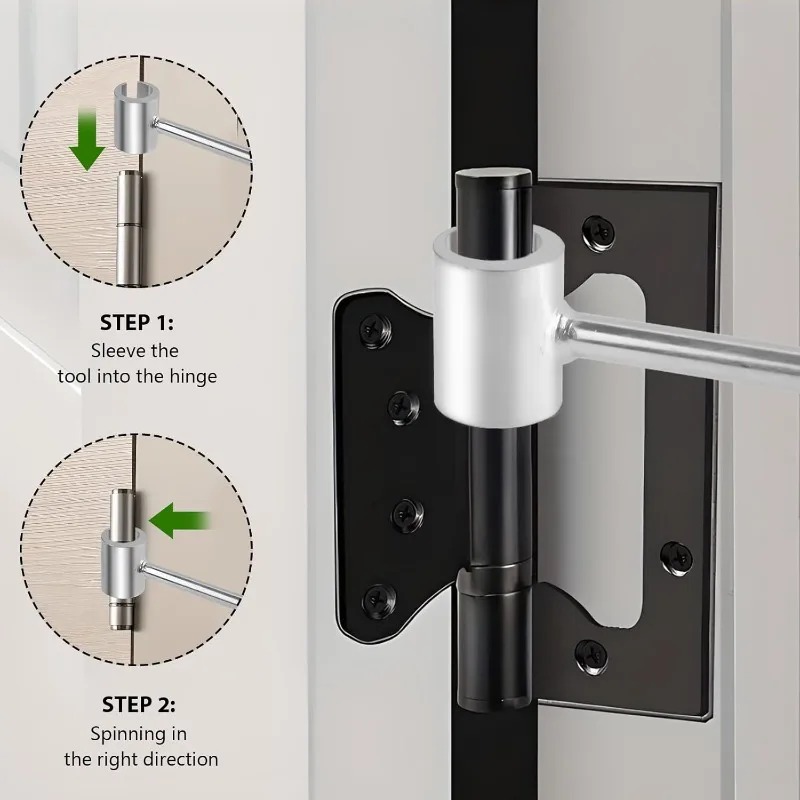 더블 헤드 힌지 틈 조정 렌치, 도어 힌지 수리 렌치  - Furniture Hardware Fitting 리뷰 및 가격