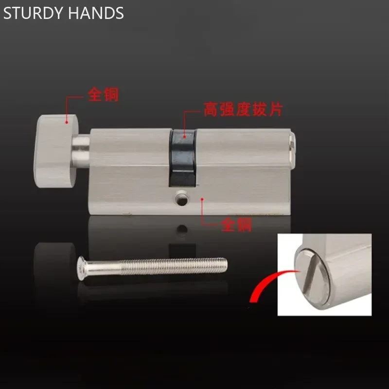 실내 단단한 나무 문 황동 열쇠가없는 잠금 코어 욕실  - Furniture Hardware Fitting 리뷰 및 가격