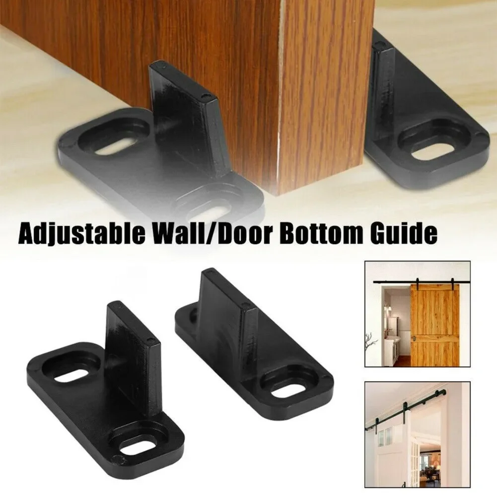 1쌍 바닥 고정 저소음 헛간 문 바닥 가이드 슬라이딩  - Furniture Hardware Lowes 리뷰 및 가격